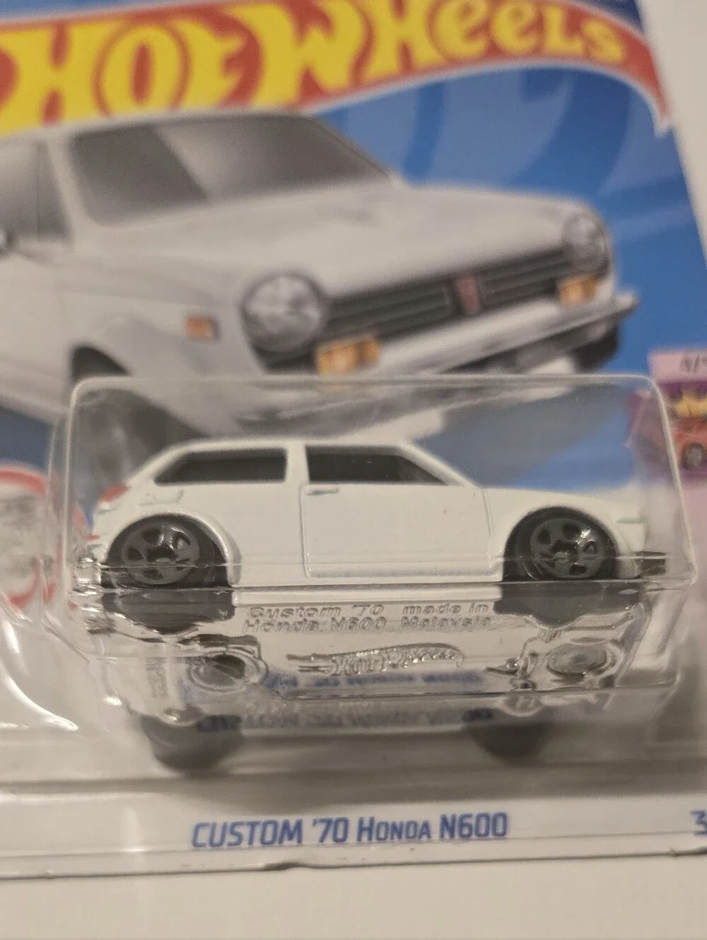 Custom 1970 Honda N600 Hot Wheels Compact Kings White 4/5 141/250